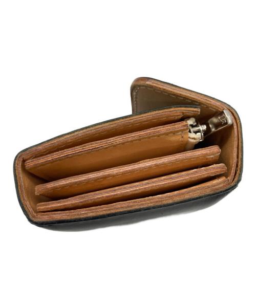 HENDER SCHEME（エンダースキーマ）Hender Scheme (エンダースキーマ) bellows wallet ブラック×ベージュの古着・服飾アイテム