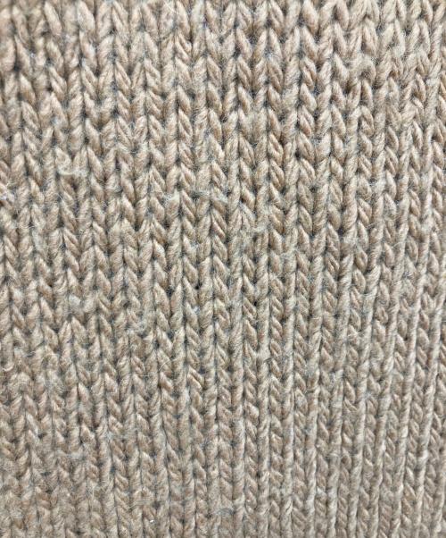 TORICI（トリチ）TORICI (トリチ) ローゲージウールニット ベージュ サイズ:Freeの古着・服飾アイテム