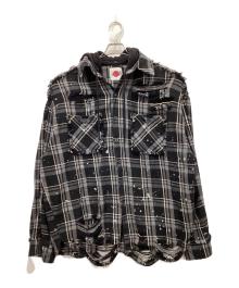 FR(13)NDS（フレンズ）の古着「Cotton Damege Shirt」｜ブラック