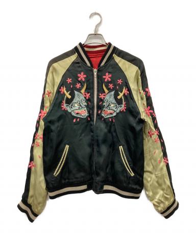 中古・古着通販】百花繚乱 (ヒャッカリョウラン) スカジャン レッド