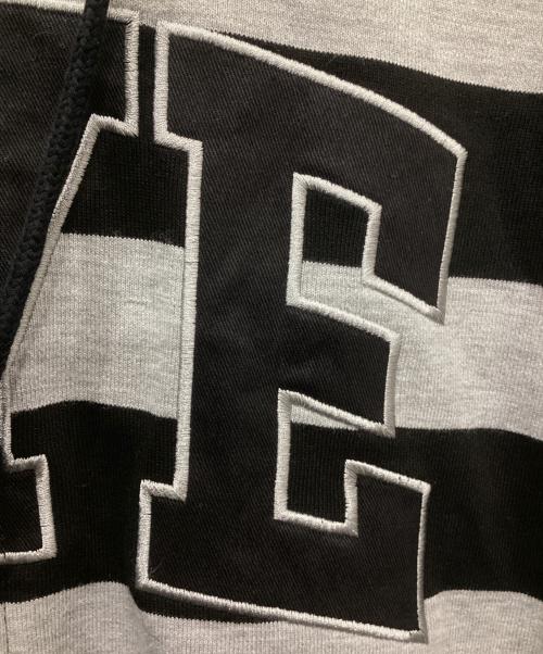 bye jeremy（バイ・ジェレミー）BYE jeremy (バイ・ジェレミー) ZIP UP HOODIE ブラック×グレー サイズ:Mの古着・服飾アイテム