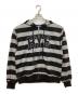 BYE jeremy（バイ・ジェレミー）の古着「ZIP UP HOODIE」｜ブラック×グレー