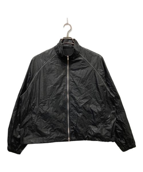 Matin Kim（マーティン キム）Matin Kim (マーティン キム) LOGO COATING JACKET ブラック サイズ:Freeの古着・服飾アイテム