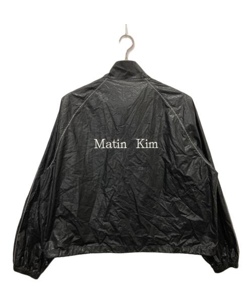 Matin Kim（マーティン キム）Matin Kim (マーティン キム) LOGO COATING JACKET ブラック サイズ:Freeの古着・服飾アイテム