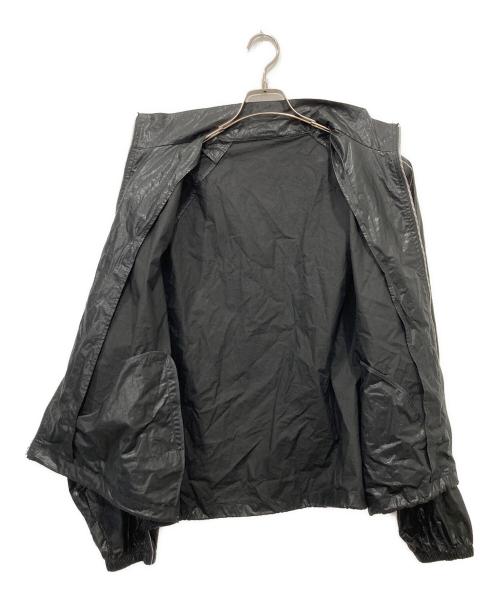 Matin Kim（マーティン キム）Matin Kim (マーティン キム) LOGO COATING JACKET ブラック サイズ:Freeの古着・服飾アイテム