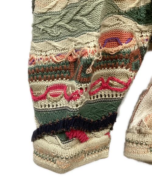 Coogi（クージー）COOGI (クージー) 3Dニットカーディガン マルチカラー サイズ:Mの古着・服飾アイテム