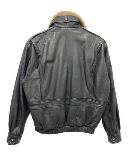 HARLEY-DAVIDSON（ハーレーダビッドソン）HARLEY-DAVIDSON (ハーレーダビッドソン) G-1型レザージャケット ブラック サイズ:36の古着・服飾アイテム