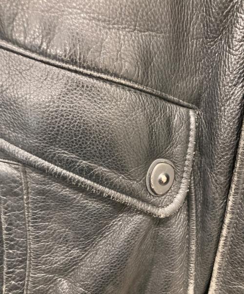 HARLEY-DAVIDSON（ハーレーダビッドソン）HARLEY-DAVIDSON (ハーレーダビッドソン) G-1型レザージャケット ブラック サイズ:36の古着・服飾アイテム