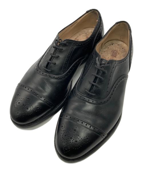 Tricker's（トリッカーズ）Tricker's (トリッカーズ) ウィングチップシューズ ブラック サイズ:7　1/2の古着・服飾アイテム