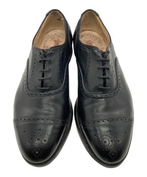 Tricker's（トリッカーズ）Tricker's (トリッカーズ) ウィングチップシューズ ブラック サイズ:7　1/2の古着・服飾アイテム