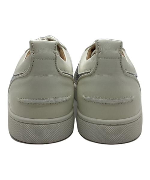 Christian Louboutin（クリスチャン・ルブタン）Christian Louboutin (クリスチャン・ルブタン) Louis junior Strass ホワイト サイズ:39の古着・服飾アイテム