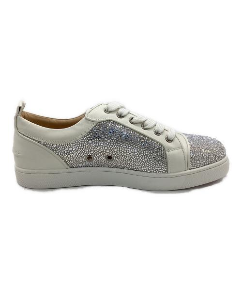 Christian Louboutin（クリスチャン・ルブタン）Christian Louboutin (クリスチャン・ルブタン) Louis junior Strass ホワイト サイズ:39の古着・服飾アイテム