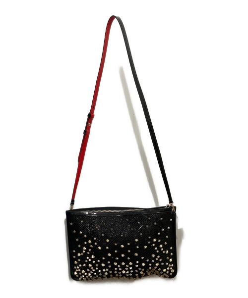 Christian Louboutin（クリスチャン・ルブタン）Christian Louboutin (クリスチャン・ルブタン) スパイクスタッズ付2WAYバッグ ブラックの古着・服飾アイテム