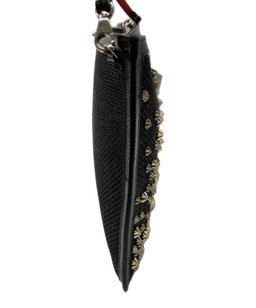 Christian Louboutin（クリスチャン・ルブタン）Christian Louboutin (クリスチャン・ルブタン) スパイクスタッズ付2WAYバッグ ブラックの古着・服飾アイテム