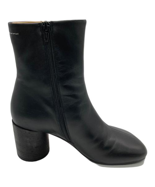 MM6 Maison Margiela（エムエムシックスメゾンマルジェラ）MM6 Maison Margiela (エムエムシックスメゾンマルジェラ) ショートブーツ ブラック サイズ:37の古着・服飾アイテム