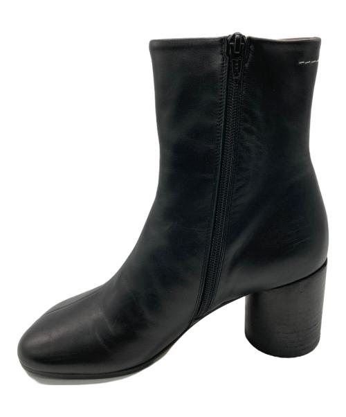 MM6 Maison Margiela（エムエムシックスメゾンマルジェラ）MM6 Maison Margiela (エムエムシックスメゾンマルジェラ) ショートブーツ ブラック サイズ:37の古着・服飾アイテム