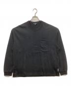 COMME des GARCONS HOMMEコムデギャルソン オム）の古着「Long Sleeve Pocket T-Shirt」｜ブラック