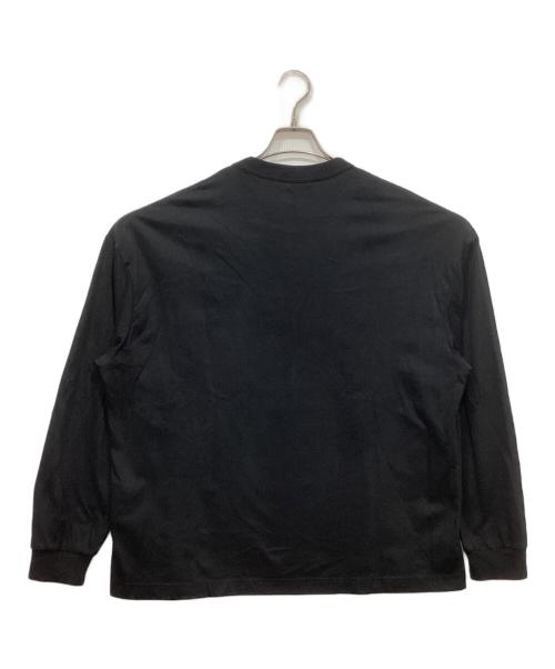 COMME des GARCONS HOMME（コムデギャルソン オム）COMME des GARCONS HOMME (コムデギャルソン オム) Long Sleeve Pocket T-Shirt ブラック サイズ:Mの古着・服飾アイテム