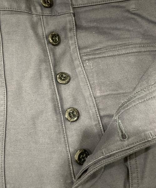 HYKE（ハイク）HYKE (ハイク) BACK SATIN BAKER PANTS ネイビー サイズ:XLの古着・服飾アイテム