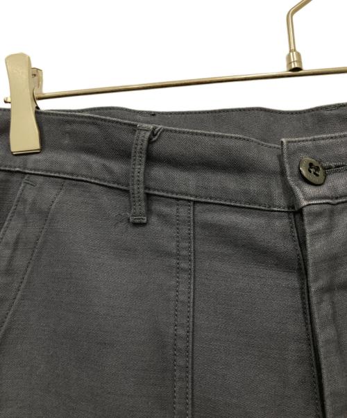 HYKE（ハイク）HYKE (ハイク) BACK SATIN BAKER PANTS ネイビー サイズ:XLの古着・服飾アイテム