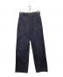 HYKE（ハイク）の古着「BACK SATIN BAKER PANTS」｜ネイビー