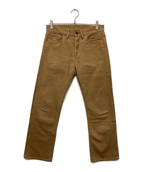 RRL（ダブルアールエル）RRL (ダブルアールエル) straight leg デニムパンツ ブラウン サイズ:28の古着・服飾アイテム