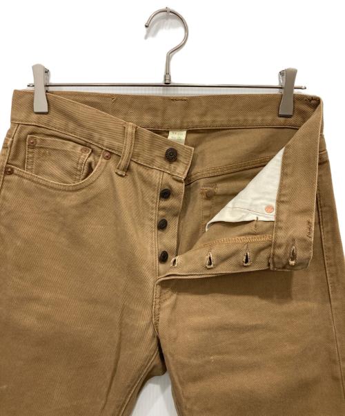 RRL（ダブルアールエル）RRL (ダブルアールエル) straight leg デニムパンツ ブラウン サイズ:28の古着・服飾アイテム