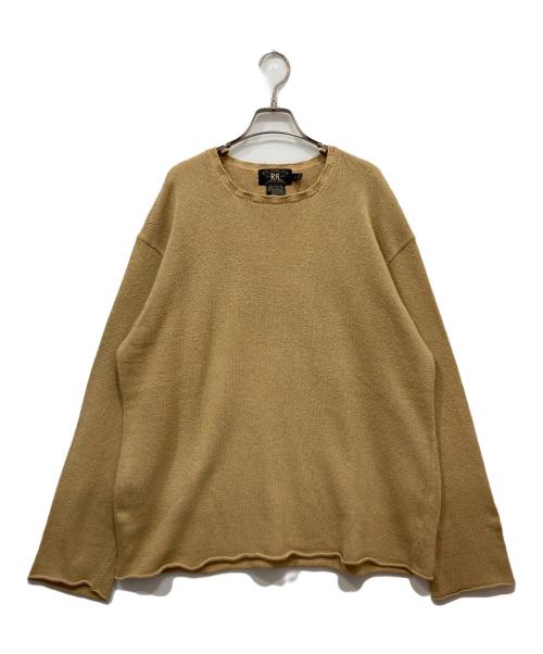 RRL（ダブルアールエル）RRL (ダブルアールエル) コットンニット ベージュ サイズ:ＸＬの古着・服飾アイテム