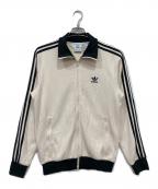 adidasアディダス）の古着「ワッフル クラシック トラックトップ」｜ベージュ×ブラック