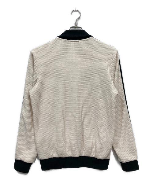 adidas（アディダス）adidas (アディダス) ワッフル クラシック トラックトップ ベージュ×ブラック サイズ:Lの古着・服飾アイテム