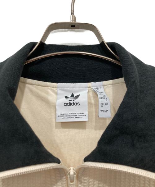 adidas（アディダス）adidas (アディダス) ワッフル クラシック トラックトップ ベージュ×ブラック サイズ:Lの古着・服飾アイテム