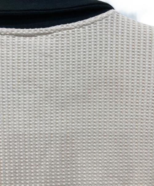 adidas（アディダス）adidas (アディダス) ワッフル クラシック トラックトップ ベージュ×ブラック サイズ:Lの古着・服飾アイテム