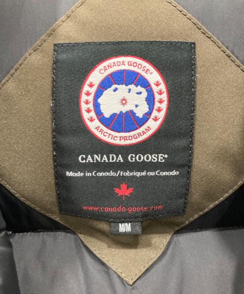 CANADA GOOSE（カナダグース）CANADA GOOSE (カナダグース) HUDSON ダウンベスト カーキ サイズ:Mの古着・服飾アイテム