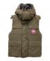 CANADA GOOSE（カナダグース）の古着「HUDSON ダウンベスト」｜カーキ