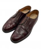BROOKS BROTHERS×Aldenブルックスブラザーズ×オールデン）の古着「コードバン プレーントゥシューズ」｜ブラウン