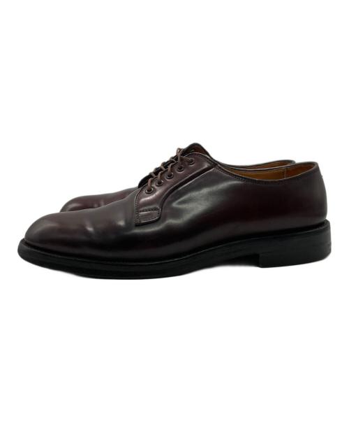 BROOKS BROTHERS（ブルックスブラザーズ）BROOKS BROTHERS (ブルックスブラザーズ) Alden (オールデン) コードバン プレーントゥシューズ ブラウン サイズ:8Bの古着・服飾アイテム