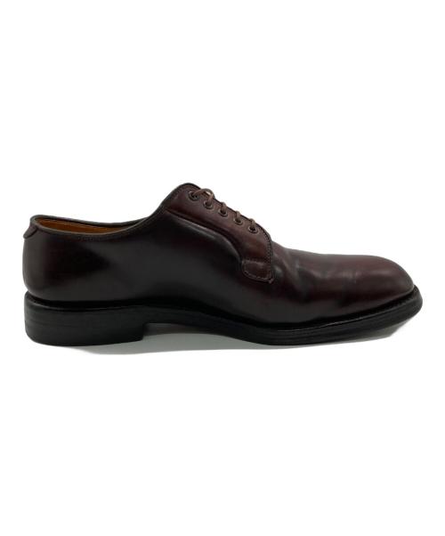BROOKS BROTHERS（ブルックスブラザーズ）BROOKS BROTHERS (ブルックスブラザーズ) Alden (オールデン) コードバン プレーントゥシューズ ブラウン サイズ:8Bの古着・服飾アイテム