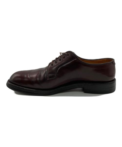 BROOKS BROTHERS（ブルックスブラザーズ）BROOKS BROTHERS (ブルックスブラザーズ) Alden (オールデン) コードバン プレーントゥシューズ ブラウン サイズ:8Bの古着・服飾アイテム