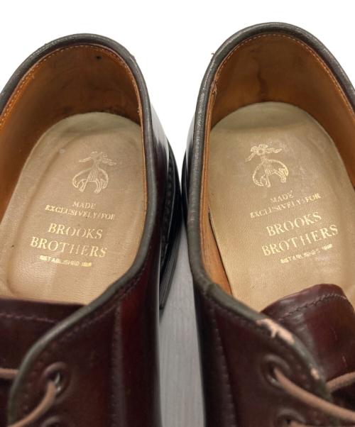 BROOKS BROTHERS（ブルックスブラザーズ）BROOKS BROTHERS (ブルックスブラザーズ) Alden (オールデン) コードバン プレーントゥシューズ ブラウン サイズ:8Bの古着・服飾アイテム
