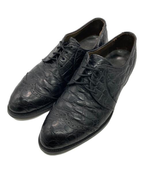 FOOT-JOY（フットジョイ）Foot-Joy (フットジョイ) ウィングチップシューズ ブラック サイズ:8Dの古着・服飾アイテム