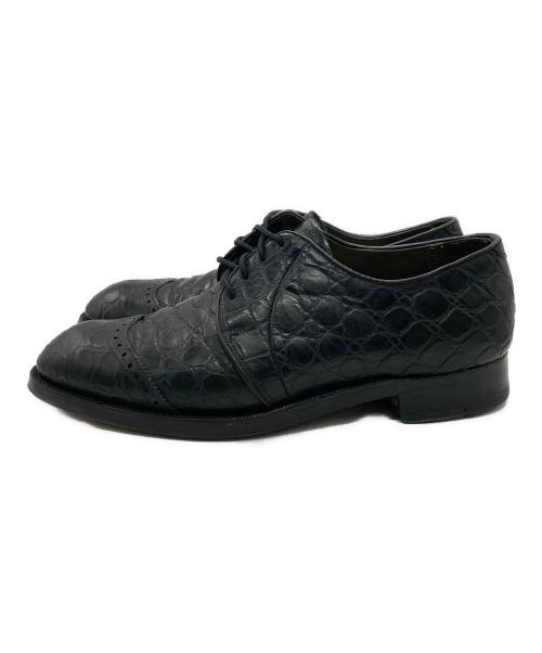 FOOT-JOY（フットジョイ）Foot-Joy (フットジョイ) ウィングチップシューズ ブラック サイズ:8Dの古着・服飾アイテム