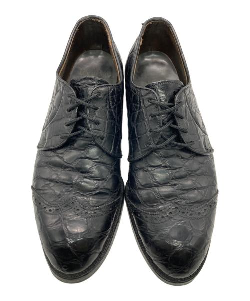 FOOT-JOY（フットジョイ）Foot-Joy (フットジョイ) ウィングチップシューズ ブラック サイズ:8Dの古着・服飾アイテム