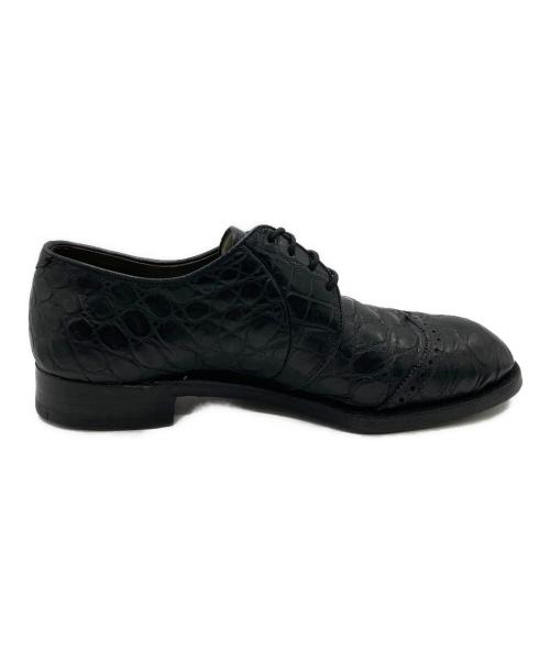 FOOT-JOY（フットジョイ）Foot-Joy (フットジョイ) ウィングチップシューズ ブラック サイズ:8Dの古着・服飾アイテム