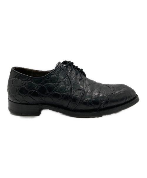 FOOT-JOY（フットジョイ）Foot-Joy (フットジョイ) ウィングチップシューズ ブラック サイズ:8Dの古着・服飾アイテム