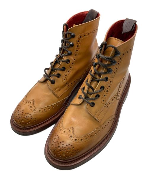 Tricker's（トリッカーズ）Tricker's (トリッカーズ) STOW カントリーブーツ ブラウン サイズ:8-2の古着・服飾アイテム