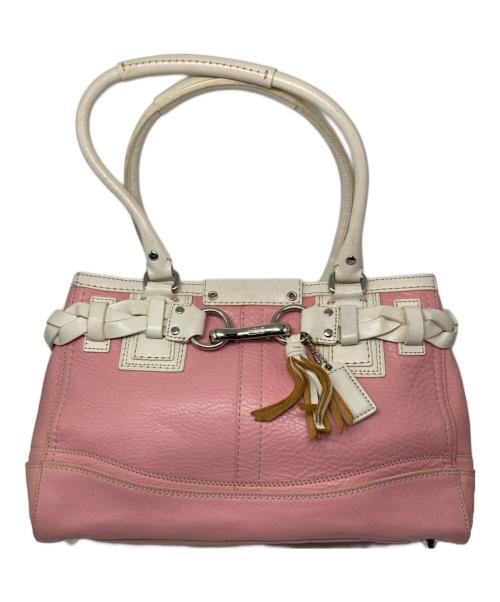 COACH（コーチ）COACH (コーチ) キャリーオール ハンドバッグ ピンクの古着・服飾アイテム