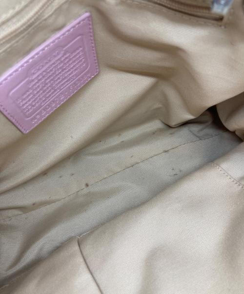 COACH（コーチ）COACH (コーチ) キャリーオール ハンドバッグ ピンクの古着・服飾アイテム