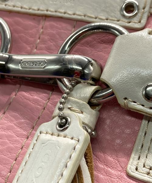 COACH（コーチ）COACH (コーチ) キャリーオール ハンドバッグ ピンクの古着・服飾アイテム