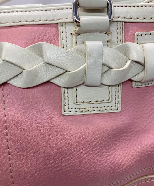 COACH（コーチ）COACH (コーチ) キャリーオール ハンドバッグ ピンクの古着・服飾アイテム