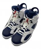 NIKEナイキ）の古着「Air Jordan 6 Retro」｜ホワイト×ネイビー